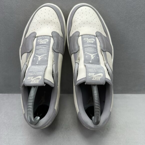Womens Size 7.5 Nike Air Jordan 1 Retro Low Slip Atmosphere Grey / Ivory Shoes - Picture 6 of 8